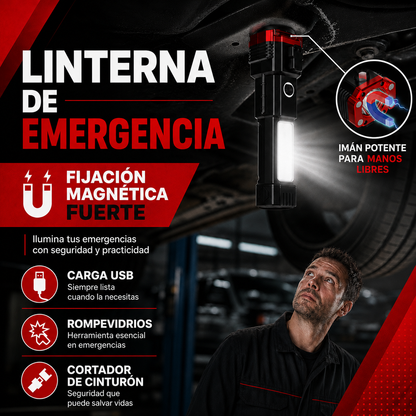 Linterna LED Multifuncional (Compra 1 y llévate 2)