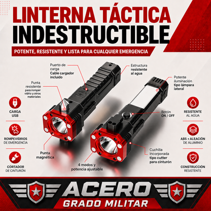 Linterna LED Multifuncional (Compra 1 y llévate 2)